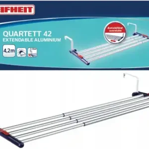 Leifheit Suszarka Uniwersalna Quartett 42 Extendable Aluminium 81413.. Nowy